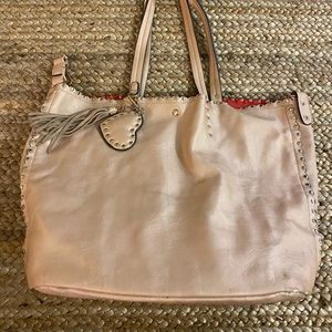 Neutral Studded Tote